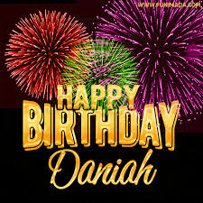 Her birthday, what she did before fame, her family life, fun trivia facts, popularity rankings, and more. Wishing You A Happy Birthday Daniah Best Fireworks Gif Animated Greeting Card Download On Funimada Com