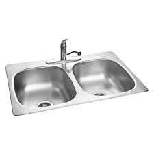 When choosing the finish for your kitchen faucet, consider a finish that complements your kitchen's decor and coordinates with your lighting and. Kindred Stainless Steel Double Kitchen Sink The Home Depot Canada