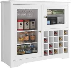 5.0 out of 5 stars 1. Amazon Com Homecho Wine Bar Storage Cabinet Wood Kitchen Buffet Server With 20 Bottle Wine Storage Cabinets Dining Room Furniture Modern Bar Storage Cabinet