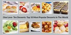 What is the most famous dessert?