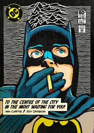 Ian Curtis Batman Shadowplay Unknown Pleasures Post Punk New Wave Music Batman