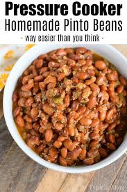 Take your pick between partnering meat with rice, pasta, beans, veggies, or even tater tots to make it a casserole. Easy Pressure Cooker Pinto Beans The Typical Mom