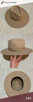 Urban Outfitters Uo Flat Brim Felt Fedora Felt Fedora Urban Outfitters Accessories Fedora