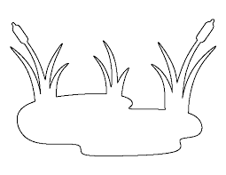 Printable Pond Template Quiet Book Templates Pattern Coloring Pages Free Stencils