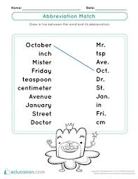 Words don't have to start with the same letter to be alliterative, just the. Abbreviations Education Com