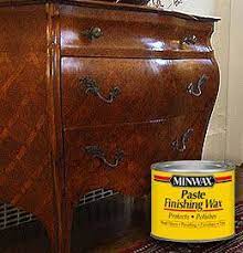 Apply a small amount of automotive paste wax, working in the grain direction to hide fine scratches. Minwax Paste Finishing Wax Wood Polish Protection Minwax Diy Furniture Restoration Sewing Machine Cabinet Minwax
