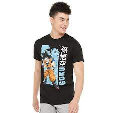 What material is this item made of? Men S Dragon Ball Z Goku In Action Graphic Tee