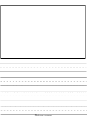 Draw And Write About Your Family Enchantedlearning Com Primary Writing Paper Free Writing Paper Writing Paper Template