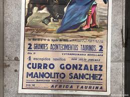 cartel. plaza toros navafria. segovia. 1973. ga