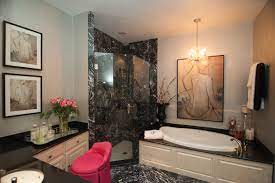 Großer waschtisch viel stauraum sanctzary : 75 Beautiful Black Tile Bathroom With Beige Cabinets Pictures Ideas May 2021 Houzz