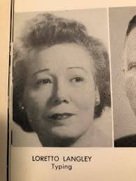 Knowlton High School 1962. Clerk Typists Class. My sister Christene Bockus,  front row, second