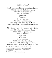 Easter Wings A Poem Easter Poems Poems Words