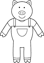 Cool One 3 Little Pigs Coloring Page Cute Baby Pigs Three Little Pigs Little Pigs