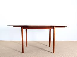 39.5 wide x 39.5 deep x 28.5 inches high; Danish Mid Century Modern Dining Table In Solid Teak Model 311 Galerie Mobler