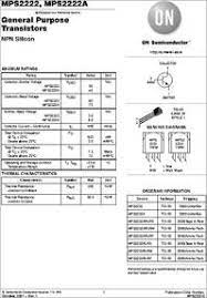 600ma , 75v npn plastic encapsulated transistor. Mps2222a Datasheet Small Signal General Purpose Npn Package To 92 To 226