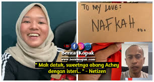 Pemergian pelawak dan juga pelakon berusia 32 tahun itu turut memberi kesan kepada rakan artis khususnya ahli kumpulan bocey sendiri iaitu fad dan juga achey. Mak Datuk Sweetnya Abang Achey Dengan Isteri Netizen Berita Kopak Cc