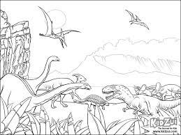 Coloriages de dinosaures et dessins d'animaux préhistoriques