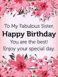 Pin On Birthday Cards For Sister