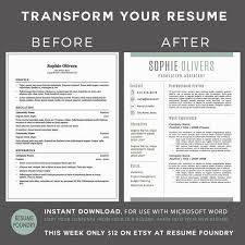 Resume Template For Mac Pc Using Microsoft Word The Sophie Instant Digital Download This Modern Resume Tem Resume Tips Job Resume Cover Letter For Resume
