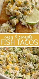 I love that we're incorporating fish into our diets these crispy fish tacos with a fresh, crunchy slaw are the perfect fast & healthy weeknight dinner! Easy Fish Tacos Fish Taco Recipe Easy Fish Tacos Made With Convenient Frozen Crispy Fish Sticks Easy Fish Tacos Slaw For Fish Tacos Fish Tacos With Cabbage