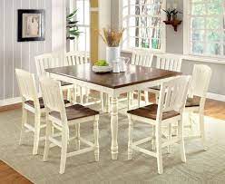 Shop wayfair for all the best modern farmhouse bar & counter height dining sets. Farmhouse Style 7 Piece Vintage White Finished Counter Height Dining Set