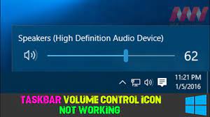 How To Fix Windows 10 Taskbar Volume Control Icon Not Working Windows 10 Fix It Icon