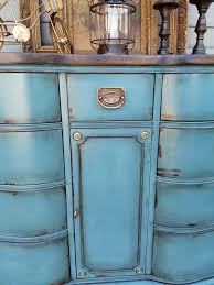 1951 Drexel Mahogany Dresser Done With Martha Stewart Chalk Paint In River Rock With Clear Shabby Chic Dresser Painted Furniture Colors Furniture Makeover Diy