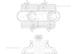Chairs elevation cad blocks free download office chair cad blocks. Park Seating Area Dwg Free Cad Blocks Download
