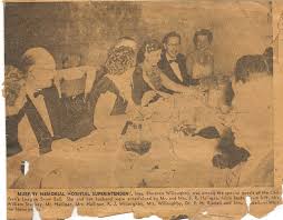 I came across the very old (circa 1955) photo that either my mom or dad  tore (scissors would have been nice) from the Whittier Daily News. I think  this is a Christmas