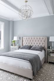 Against a dark gray wall; Smart Idea Bedroom Decorating Ideas With Light Gray Walls