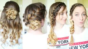 These long 3 dimensional braids, ideal for long thick hair, look very interesting, unhackneyed and worth a try. 4 Easy Everyday Braided Hairstyle Ideas Braidsandstyles12 Youtube