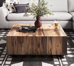 Terri 40 Cube Coffee Table In 2020 Coffee Table Square Wood Coffee Table Cube Coffee Table