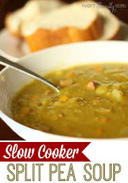 Crock Pot Split Pea Soup Slow Cooker Soup Pea And Ham Soup Recipes