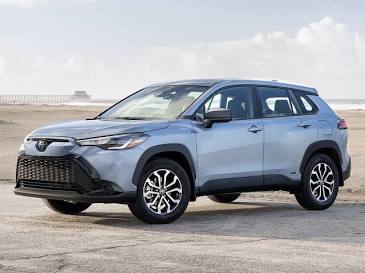 2023 Toyota Corolla Cross Hybrid (XG10) in Celestite Gray Metallic, AI generated