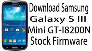 Download Samsung Galaxy S Iii Mini Gt I8200n Stock Rom Official Firmware Update Youtube