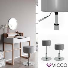 By connecting to the internet from home, at your office or at any internet cafe, you can do research on anything, including. Vicco Design Stool Make Up Stool For Dressing Table Height Adjustable Grey 4251421924222 Ebay