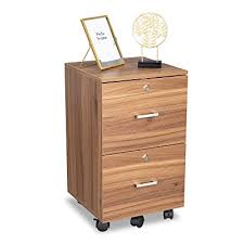 Maybe you would like to learn more about one of these? Buy Vingli 2 Drawers Locking File Cabinet Storage Wood Rolling File Cabinets For Home Office Letter Size Assembly Required Classic Walnut Online In Indonesia B0925xlcc8