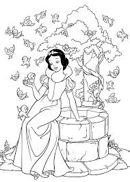 Princess Snow White Coloring Pages For Kids Printable Free Princess Snow White Disney Princess Coloring Pages Disney Coloring Pages Snow White Coloring Pages