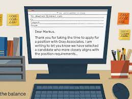 Keep your name on decision makers' minds by checking in several months after you were rejected for the job. Rejection Letter Examples For After An Interview
