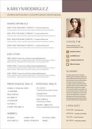 Whether you're looking for a traditional or modern cover letter template or resume example, this. Free Psd Cv Template For Front Desk Officers Customer Service Professionals Good Resume