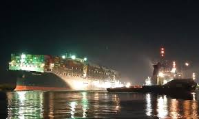 The ever given has made it to port. Huge Suez Operation Frees The Ever Given Splash247