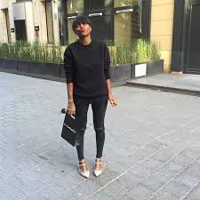 Super Relaxed Love Valentino Fashion Womens Fashion Inspiration All Black Outfit