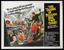 The taking of pelham 12‪3‬. The Taking Of Pelham One Two Three 1974 Half Sheet Movie Poster Original Film Art Vintage Movie Posters