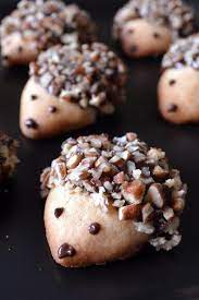 Hedgehog Cookies Recipe Desserts Food Christmas Baking