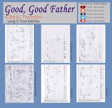 Good Good Father Kalimba Tablature Good Good Father Tablature Verses