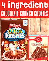 Chocolate Crunch Cake Mix Cookie Recipe Just 4 Ingredients In 2020 Cake Mix Cookie Recipes Cake Mix Cookies Chocolate Crunch