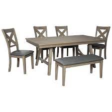 Gibson marble dining table, 2. Aldwin Rectangular Dining Room Table Dark Gray Signature Design By Ashley Target
