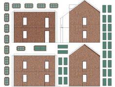 Ein klick auf einen link öffnet die seite mit der jeweiligen vorlage. 380 Paper Buildings Ideen Papiermodell Bastelbogen Modellbau Haus