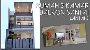 15 model balkon minimalis modern lantai 2 di rumah tingkat model balkon minimalis modern lantai 2 di rumah tingkat para pembaca setia rumahminimalistrend kali ini kami akan memberikan informasi yang belum pernah kami sajikan sebelumnya yaitu perihal balkon rumah dengan konsep. Rumah 3 Kamar Lahan 6x12m Dengan Balkon Lantai 3 Kode 132 Youtube