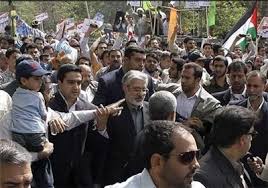 Image result for ‫میر حسین موسوی و تحربک به تجمع  ‬‎